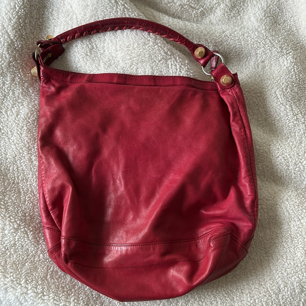 Red balenciaga boho bag - Picture 2 of 3
